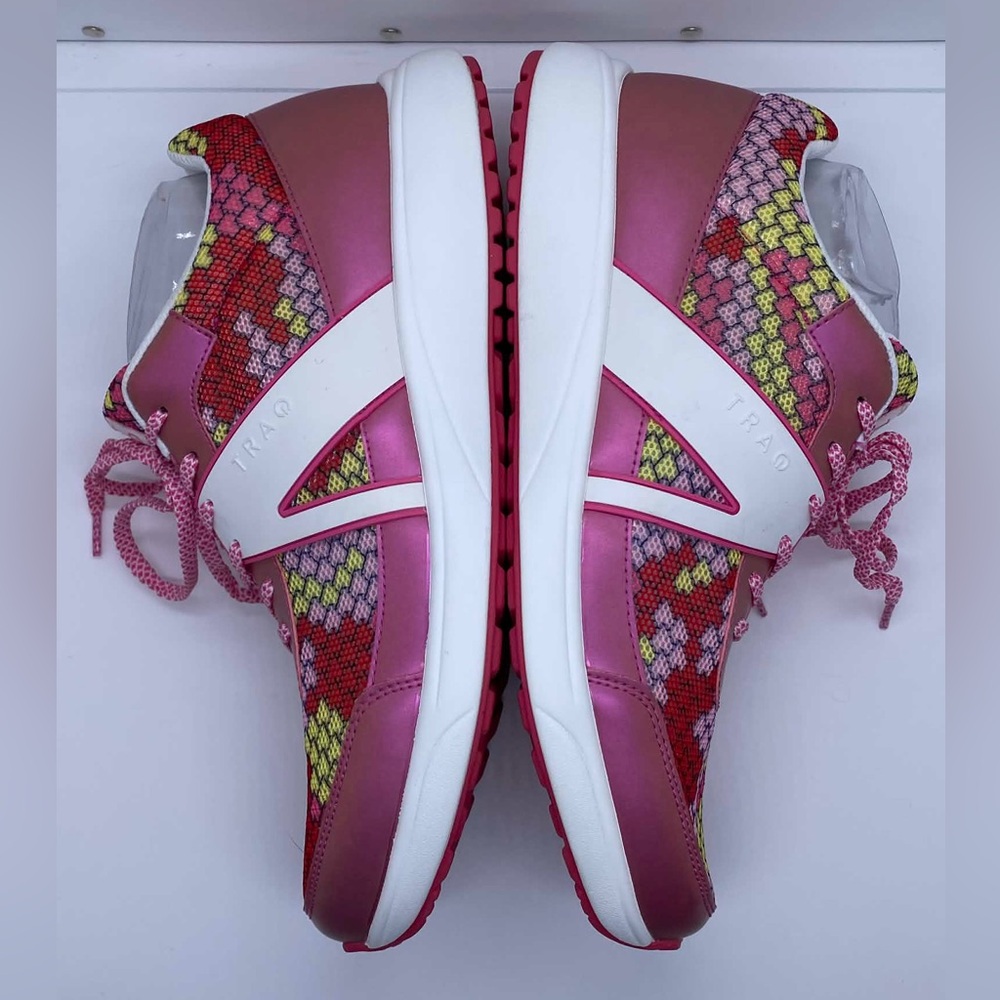 TRAQ By Alegria Pink Honeycomb Women’s Sneakers Size EU 41 (US 10.5 - 11) - Picture 5 of 10